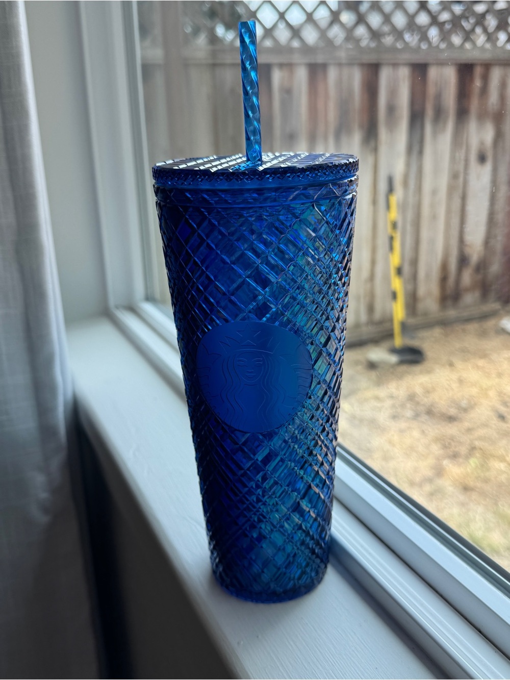 Starbucks Blue Holiday Cup